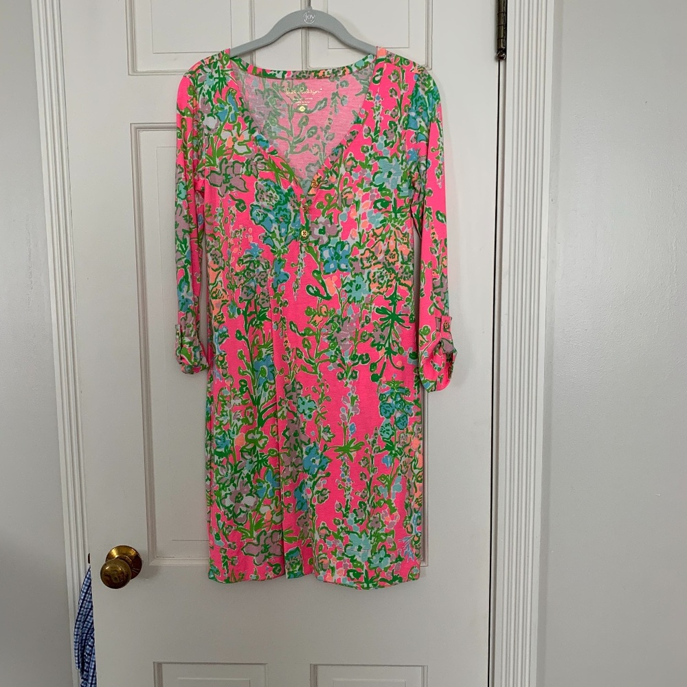 Lilly Pulitzer Palmetto Dress  - Flamingo Pink XS